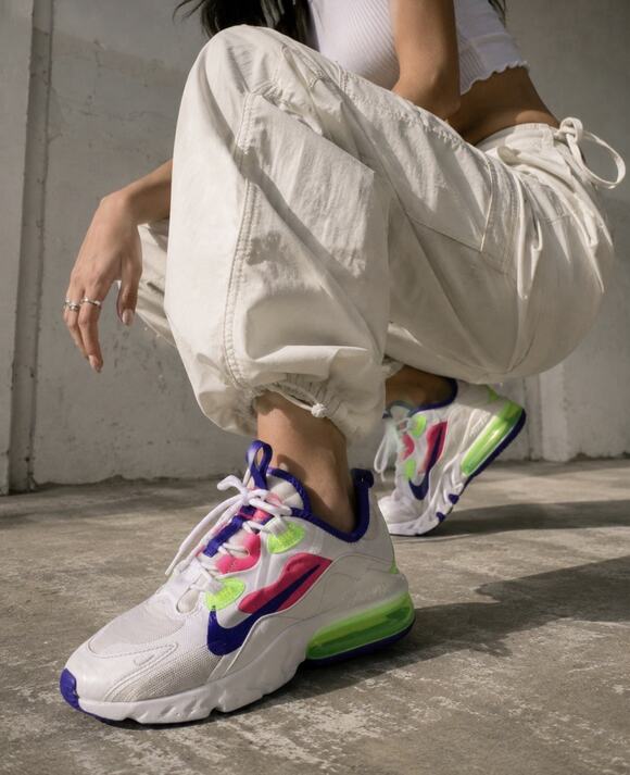 Nike Shoes - Nike Air Max 270 React Multicolor Athletic Shoes Size 9.5 EU 41 CZ0436-100